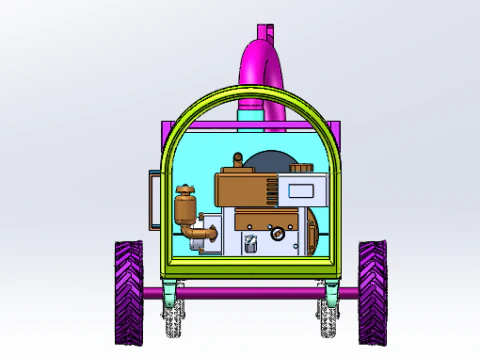 Portable solar cell probe testing equipment 3D Model
