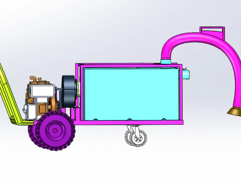Portable solar cell probe testing equipment 3D Model