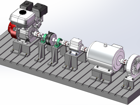 Hybrid test bench 3D 模型