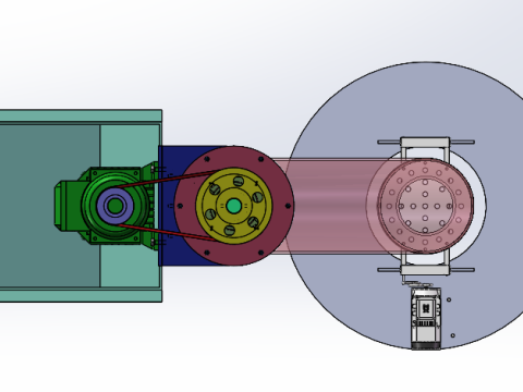 Grain grain impurity removal and screening machine Modèle 3D