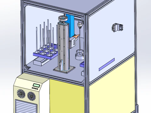 20-W-Laserbeschriftungsmaschine 3D Modell