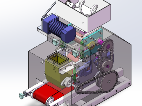 Fully automatic dumpling skin machine 3D Модель