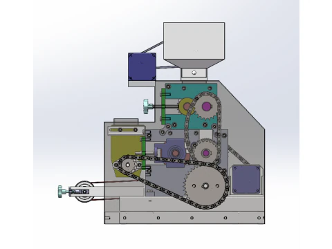 Fully automatic dumpling skin machine 3D Model
