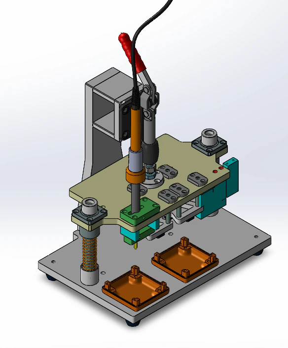 Hot pressing metal powder forming machine 3D Model .c4d .max .obj .3ds .fbx .stl .blend 