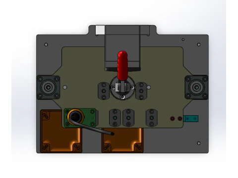 Hot pressing metal powder forming machine 3D Model