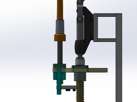 Hot pressing metal powder forming machine 3D Model