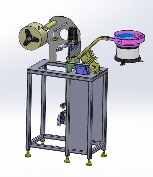 Industrial baler 3D Модель .c4d .max .obj .3ds .fbx .stl .blend