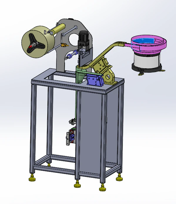 Industrial baler 3D Model .c4d .max .obj .3ds .fbx .stl .blend 