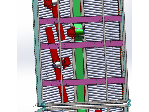 Single-piece shunt assembly line 3D 模型