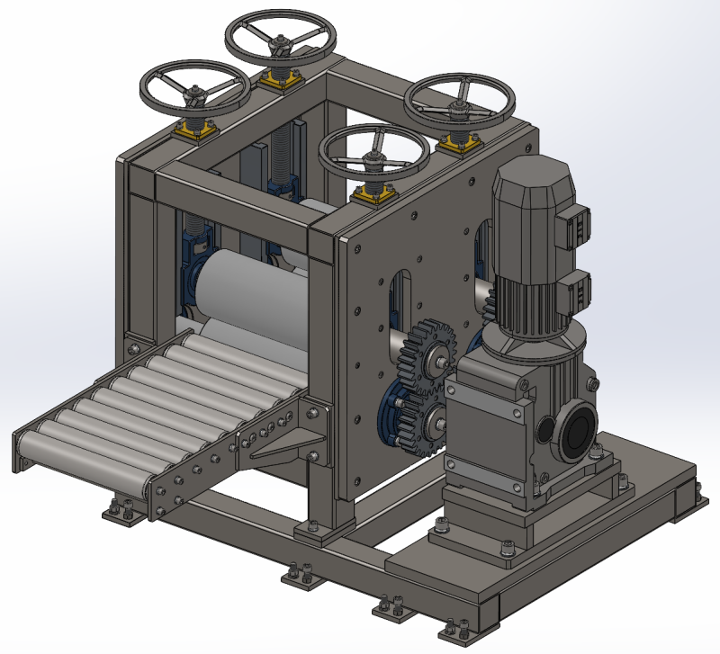 Electrode copper film calender 3D Model .c4d .max .obj .3ds .fbx .stl .blend