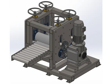 Kalender film tembaga elektroda Model 3D
