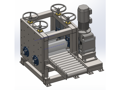 Electrode copper film calender 3D Model