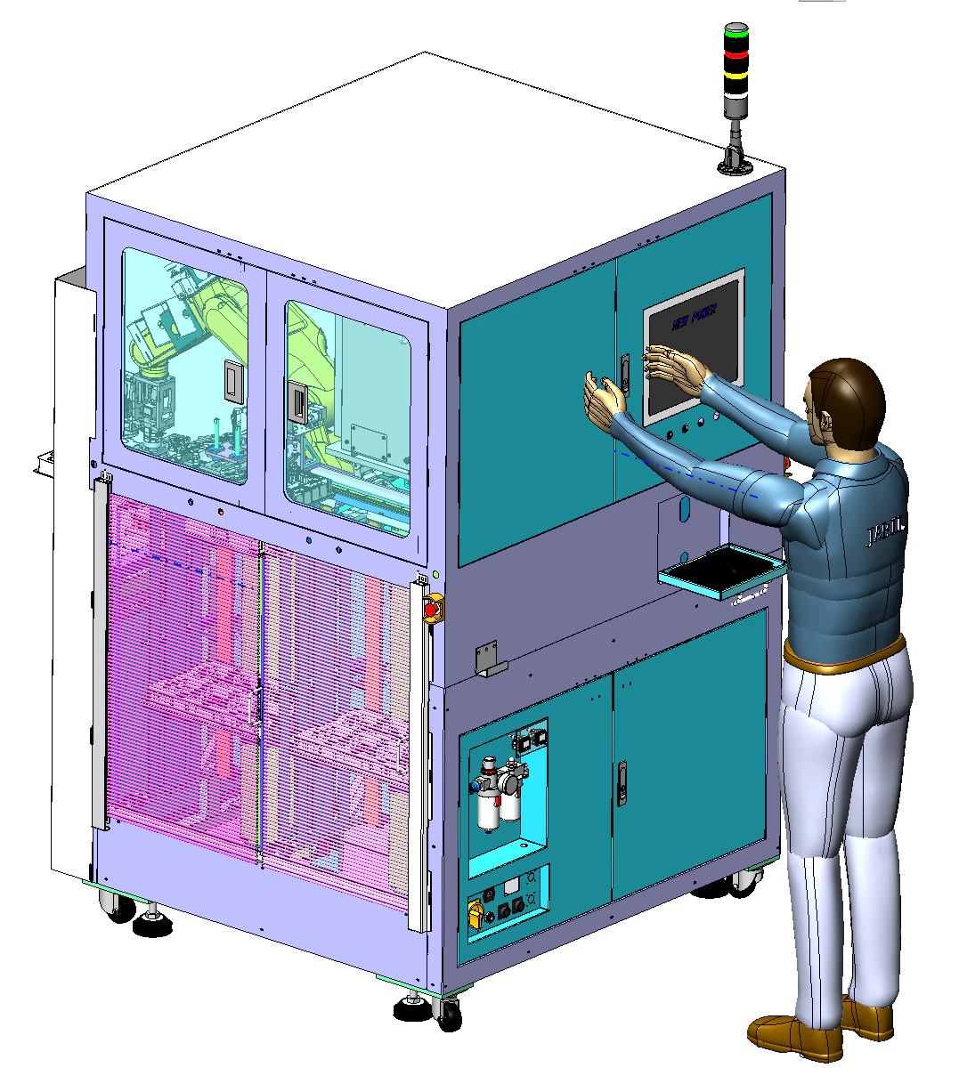 Dynamic feeder 3D Model .c4d .max .obj .3ds .fbx .stl .blend 
