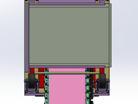 Falling leaf cleaning cart 3D Modell