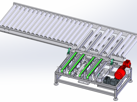 Refrigerator 90-degree turning machine sw editable Model 3D