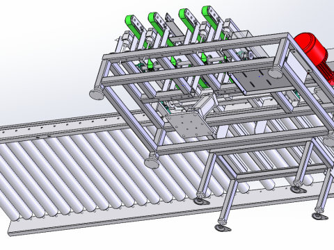 Refrigerator 90-degree turning machine sw editable 3D Model