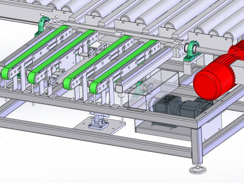 Refrigerator 90-degree turning machine sw editable 3D Model