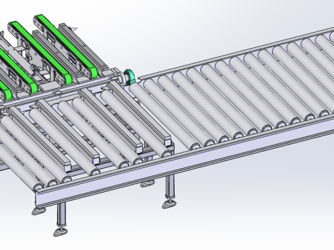 Refrigerator 90-degree turning machine sw editable 3D Model