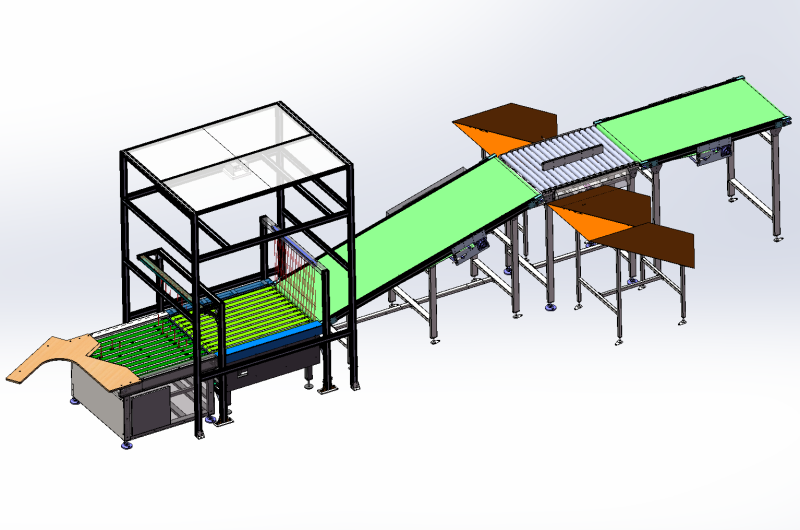 DWSsize measurement weighing scanning system integrated equipment 3D Model .c4d .max .obj .3ds .fbx .stl .blend 