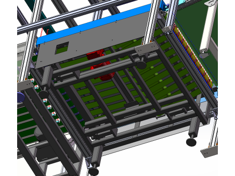 DWSsize measurement weighing scanning system integrated equipment 3D Model