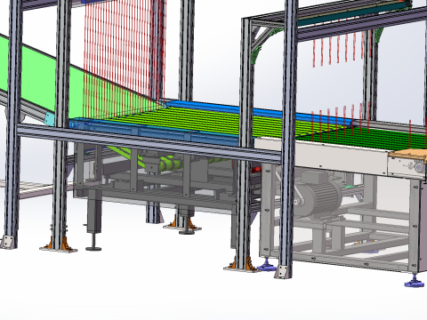 DWSsize measurement weighing scanning system integrated equipment 3D Model