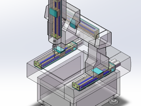 Coordinate measuring instrument 3D Modell