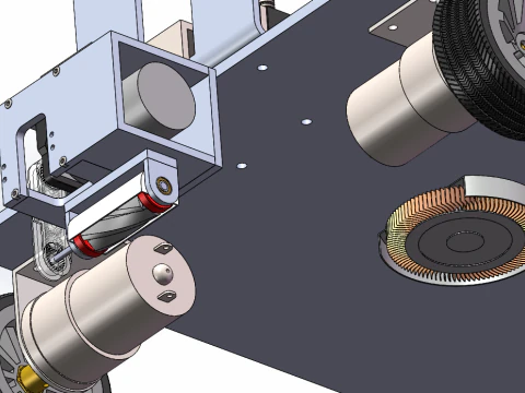 Derusting and polishing trolley 3D Model