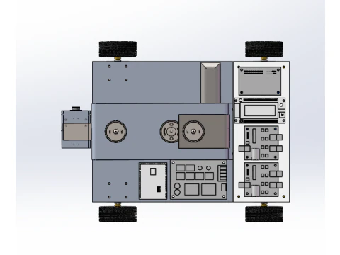 Derusting and polishing trolley 3D Model
