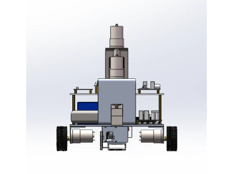 Derusting and polishing trolley 3D Model