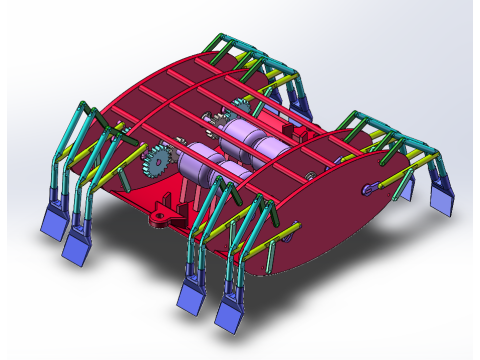 Crab robot 3D Model