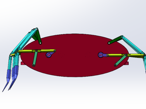 Crab robot 3D Model