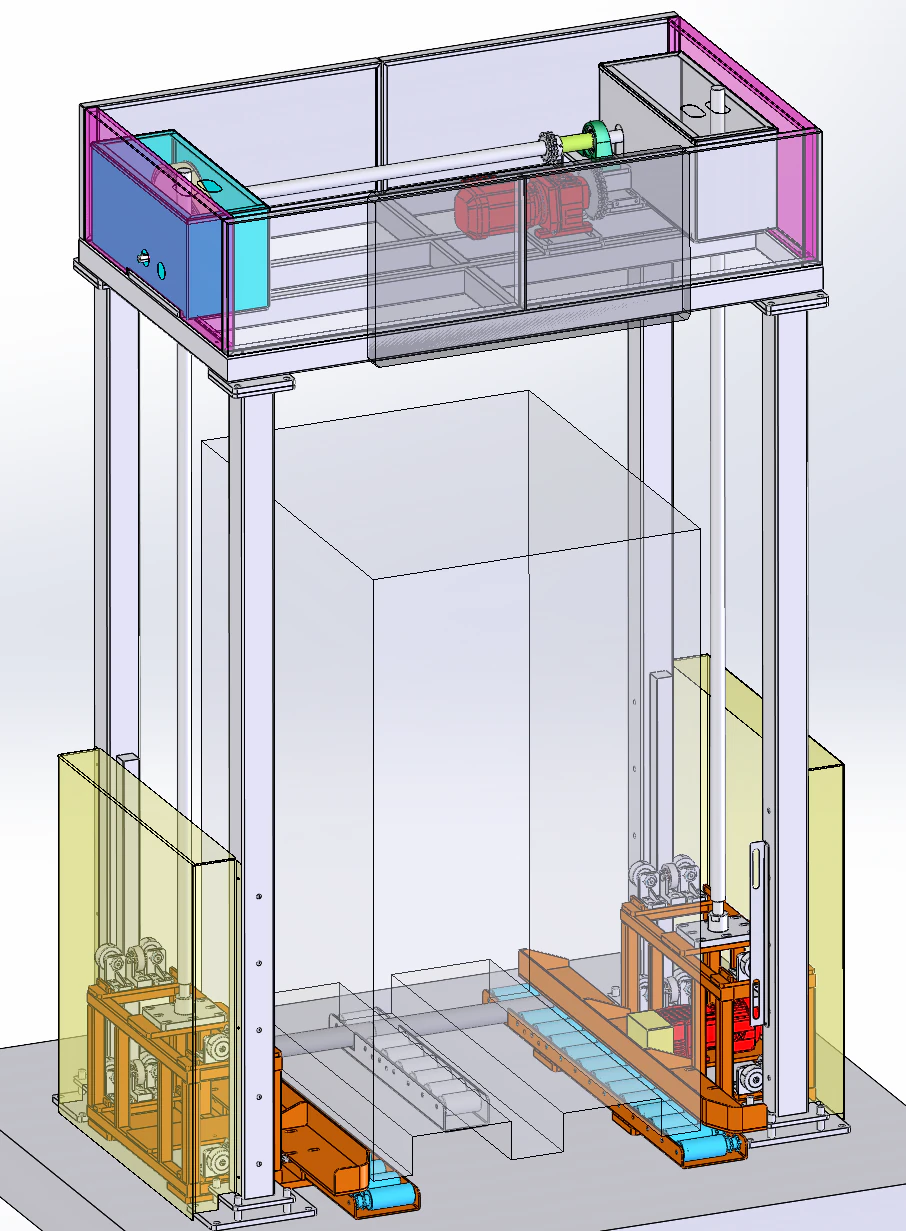 Diniu elevator 3D Model .c4d .max .obj .3ds .fbx .stl .blend 