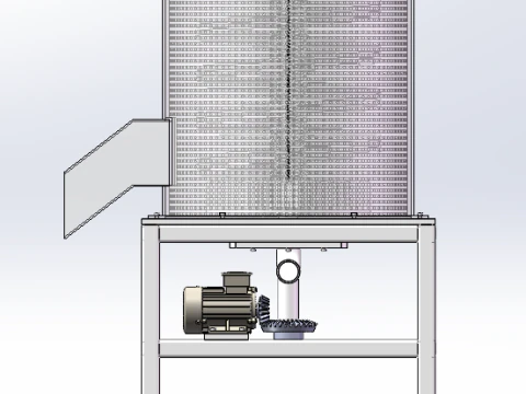 Coffee fresh fruit peeling machine 3D Model