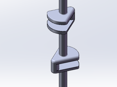 Crankshaft test bench final assembly Modello 3D