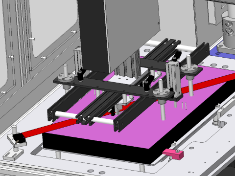 Automatic tape peeling equipment 3D 模型