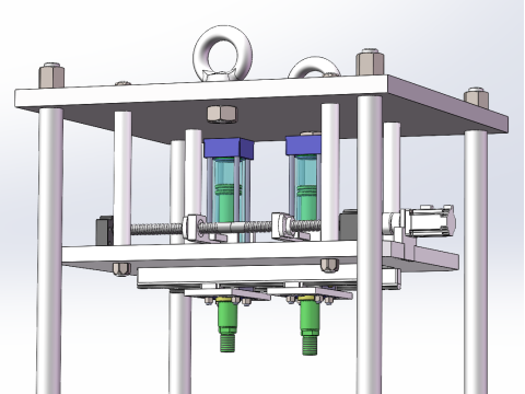 Bolt pressing machine 3D 模型