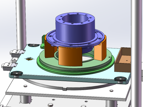 Bolt pressing machine 3D 模型