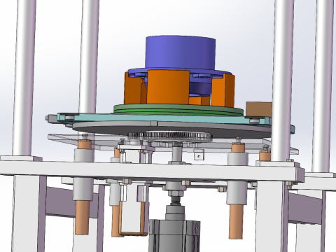 Bolt pressing machine 3D 模型