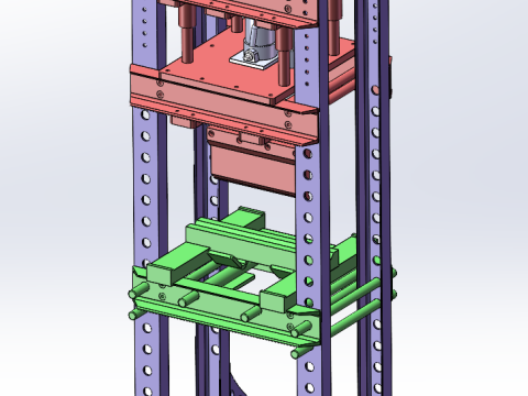 10-ton hydraulic bending machine Model 3D