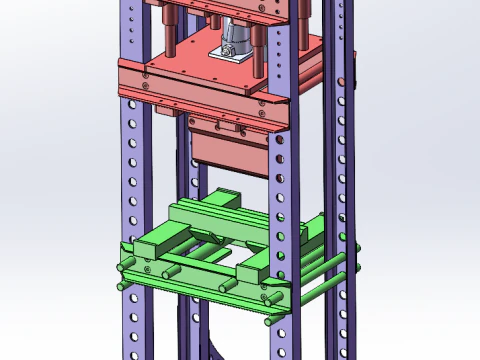 10吨液压折弯机 3D 模型