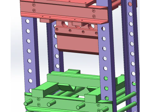 10-ton hydraulic bending machine 3D Model