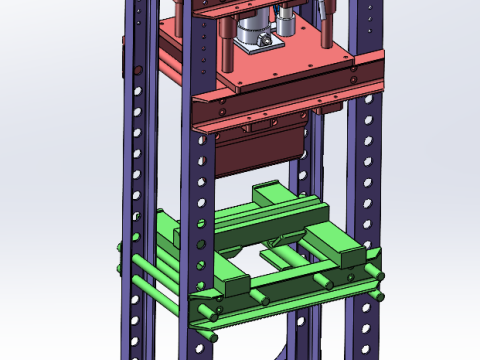 10-ton hydraulic bending machine 3D 模型