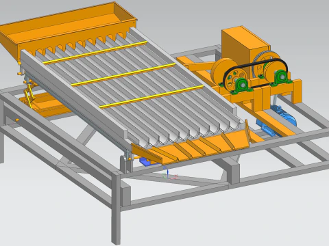 Tea strip arranging machine ug12 3D Model