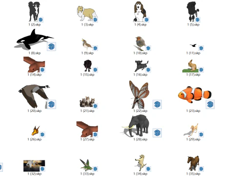 Modelo SU animal Modelo 3D