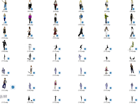 2D Character SU Model Model 3D