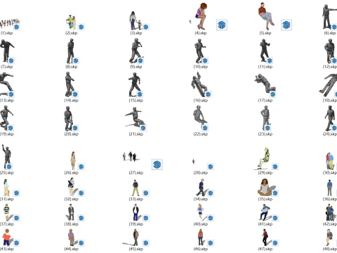 Тривимірна модель персонажа SU 3D Модель