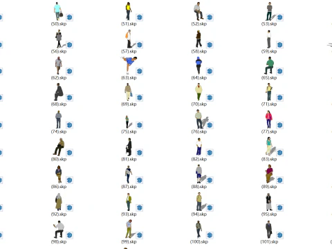 3D Character SU Model 3D Model