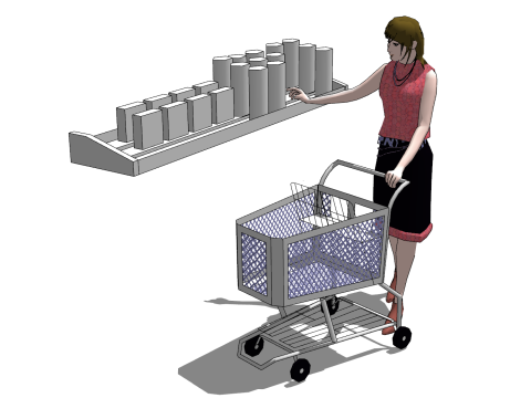 Professional Character SU Model Model 3D