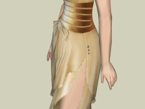 Fine grained character SU model 3D Model