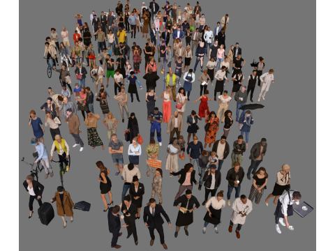 Various Character SU Models 3D 模型